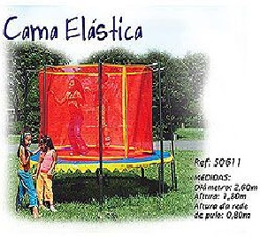 You are currently viewing Cama Elástica Mundo Azul 2,60 x 1,80 m