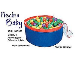 You are currently viewing Piscina Baby C/ 200 bolinhas Mundo Azul